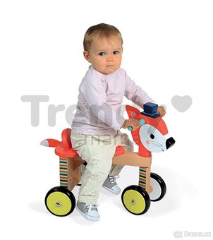 Dřevěné odrážedlo Liška Baby Forest Janod od 12-36 měsíců - 6