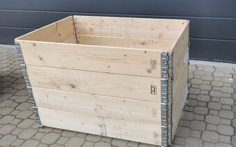 Vyvýšené záhony - NOVÉ stohovatelné ohrádky 120x80x20cm - 6