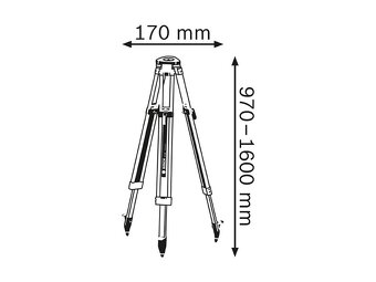 Laser čárový GLL 2-10 Bosch Professional se stativem - 6