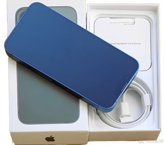iPhone 13 Blue BATERIE 100% TOP - 6