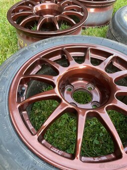 Prodám kola team dynamics r15 4x100 et13 a rally slicky - 6