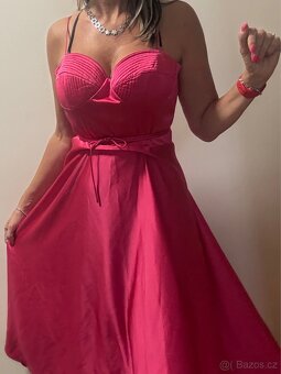 Plesové - společenské dlouhé šaty - M/L/XL - 6