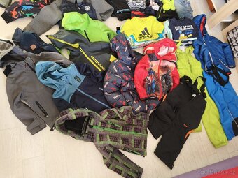 Velký set oblečení kluk 116, 122 - 6