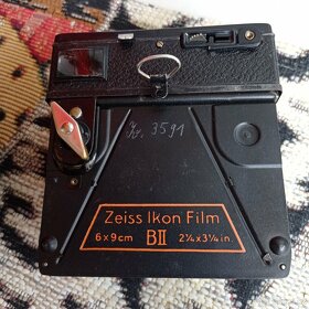 Starý fotoaparát Zeiss ikon Box tengor 54/2 - 6