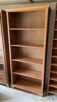 Ikea knihovna masiv - Markor Leksvik Hemnes antik - 6