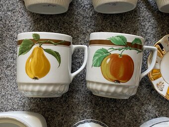 hrnek hrneček porcelán konvička servis nádobí retro - 6