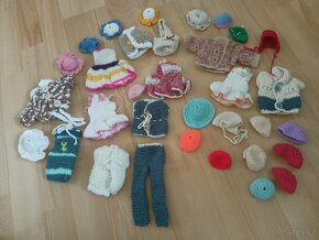 Háčkované oblečky na Barbie a medvídci - 6