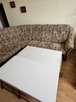 Rozkládací rohový gauč a rozkládací křeslo - 6