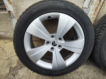 17"zimní alu sada Triton 5x112 origo Škoda Superb 3 Passat  - 6