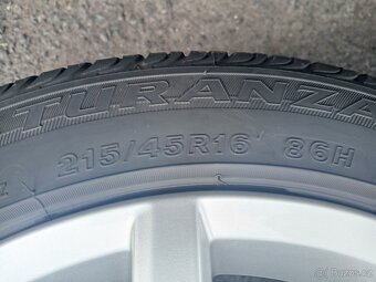 Prodám sadu Orig ALU kol VW 215/45R16 letní - 6