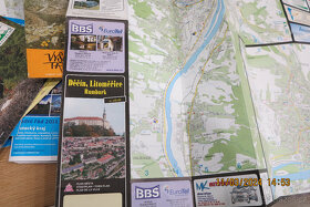 Různé turistyské mapy, mapy památek v ČR,mapy evropských stá - 6