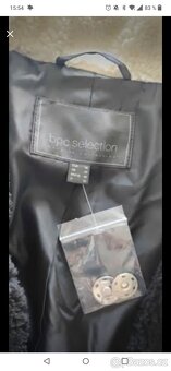 Nový, pěkný dámský zimní kabát, vel. cca 46 - 6