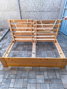 Prodám manželskou postel + Matrace ZDARMA - 6