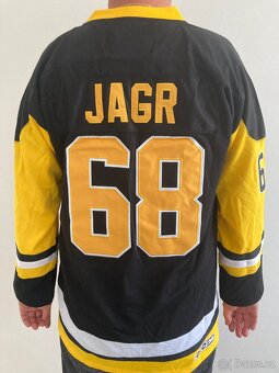 Hokejovy dres - pittsburgh penguins Jaromir Jagr, vyšívaný - 6
