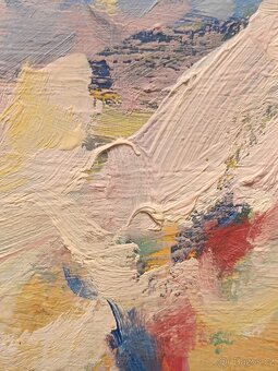 Obraz Jaromír Hynšt, Jaro pod Šumárníkem 1995, olej 48x66 - 6