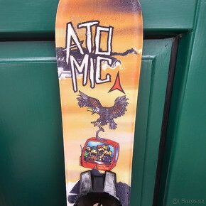 Dětské lyže Atomic 80 cm a lyžařské boty Dalbello vel. 26 - 6