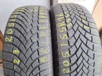 Prodám zimní pneu 205/55/16 Bridgeston  sada - 6