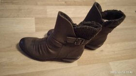 NOVÁ DÁMSKÁ KOTNÍKOVÁ OBUV RIEKER vel. 39 + KRÉM NA OBUV - 6