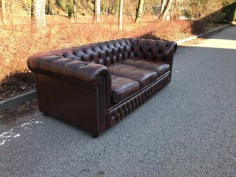 Chesterfield Anglický Originál Bytelná konstrukce - 6