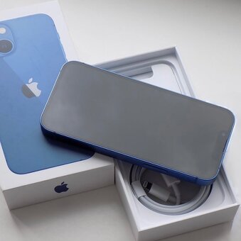 iPhone 13 Blue BATERIE 100% TOP - 6