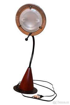 Nastavitelná stolní ,,UFO” lampa v memphistickém stylu - 6