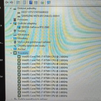 Herní 17.3" 144hz notebook Omen i7 9750h/2060/512ssd +1TB - 6