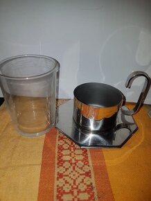 Zepter sada hrnků s talířky 5 ks + jeden talířek - 6