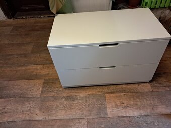 Ikea komoda Nordli 2 zásuvky - 6