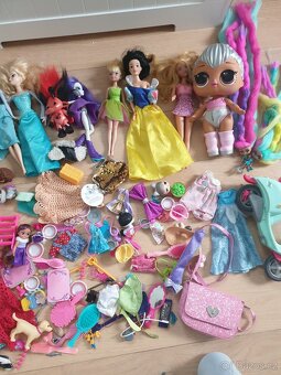 Panenky Barbie my little pony lol suprice disney a doplňky - 6