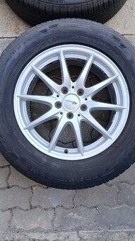 Prodám Alu kola Mercedes 7,5Jx17 H2 ET53 pneu 235/65 R17 Xl - 6