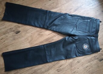 Prodám nové pánské kožené kalhoty na motocykl - 6