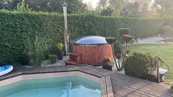 Prodám koupací sud ,finskavana. sklolaminatova vložka 180 cm - 6