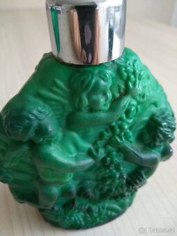 Malachytové (Jade) sklo - 3ks - 6
