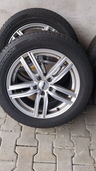 Prodám alu  AUDI, VW, ŠKODA  zimní pneu 225/55/17 - 6