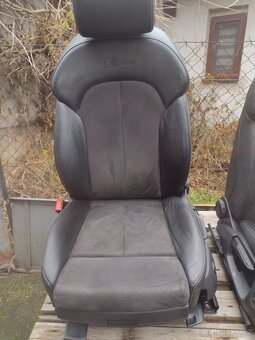 Audi A6 c7 4g alcantara sedačky S-Line a tapecirunky - 6