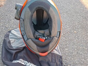 Přilba, helma BMW EVO 6 fluo vel.54-55 - 6