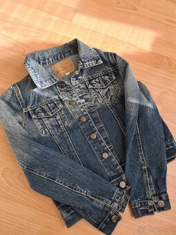 Riflová bunda dětská džíska - nová - 6