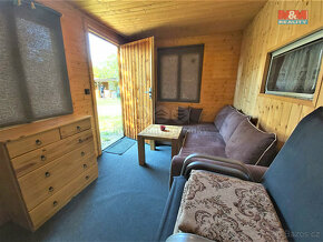 Prodej karavanu s dřevěnou přístavbou, 20 m², Chbany - 6