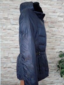 Tmavě modrá lesklá bunda Geox vel. 38/40, Super stav - 6