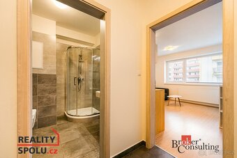 Pronájem, byty/1+kk, 30 m2, Chvalovka 1072/17, 64100 Brno, B - 6
