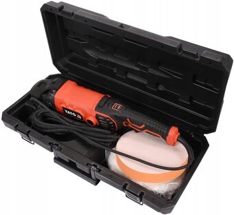 LEŠTIČKA AUTOMOBILOVÁ YATO YT-82196 1300W + Leštící pasta - 6