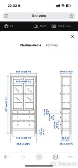 Vitrína ikea Hemnes - 6