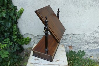 Art Deco toaletka, toaletní zrcadlo s šuplíkem - 6