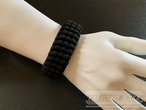 PARACORD náramek (18cm) black - 6