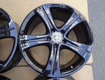 Alu disky černé Mercedes 18", 5x112, ET 43, šíře 8J - 6
