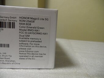 HONOR Magic5 Lite 5G 8GB/256GB Midnight Black - 6