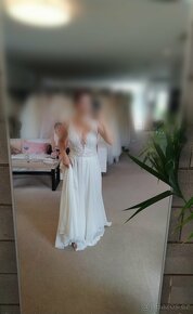 Svatební šaty vel. 38 - salon Adina - 6