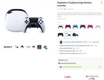 Prodám DualSense Edge – prémiový ovladač pro PS5 jako nový - 6