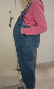 Těhotenské džíny lacláče, postava cca 165 cm - 6