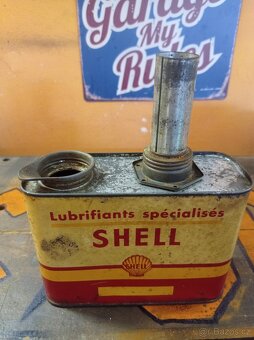 Plechovka od oleje Shell 1l - 6